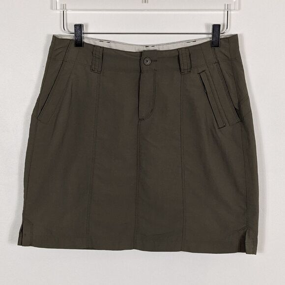 Royal Robbins Army Green Athletic Skirt Women's 6 - Picture 2 of 7